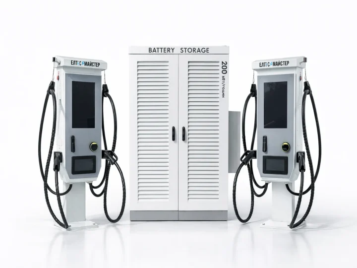 Battery Storage with Stations